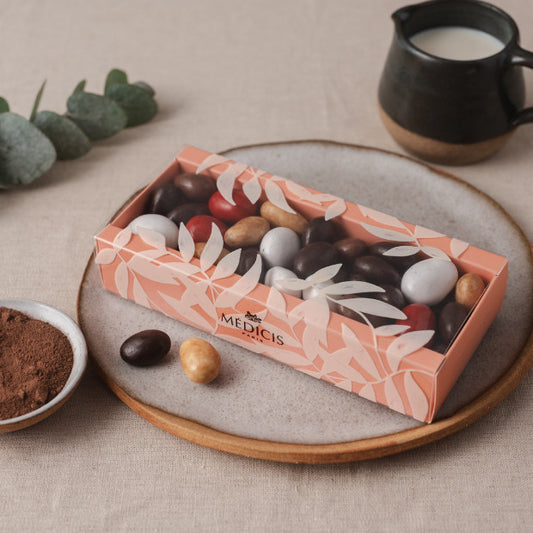 Coffret d'amandes enrobées - Boite Iris