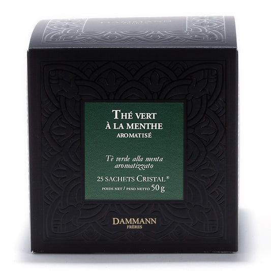 Thé vert à la menthe aromatisé